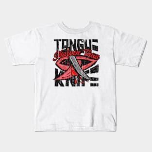 Tongue Sharpen Than Knife Kids T-Shirt